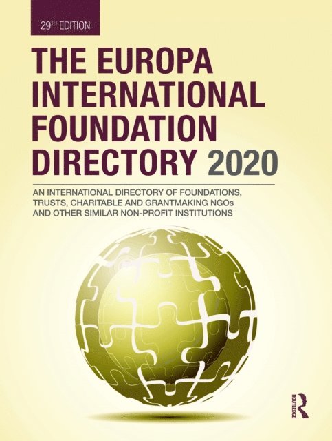 Europa Publications - Europa International Foundation Directory 2020, E-bok