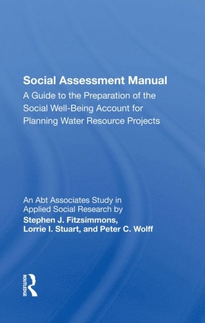 Edward Sampson, Judith Fitzsimmons - Social Assessment Manual, E-bok