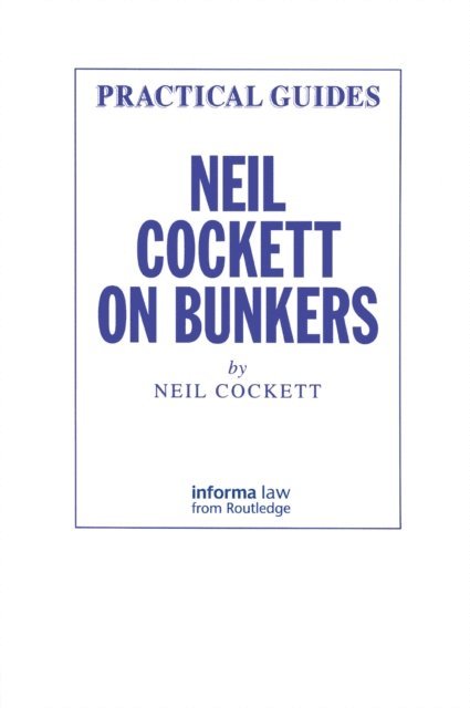 Neil Cockett - Neil Cockett on Bunkers, E-bok