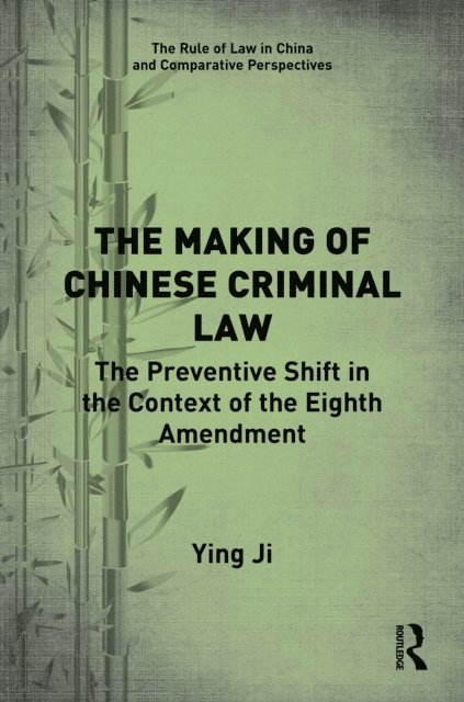 Ying Ji - Making of Chinese Criminal Law, E-bok