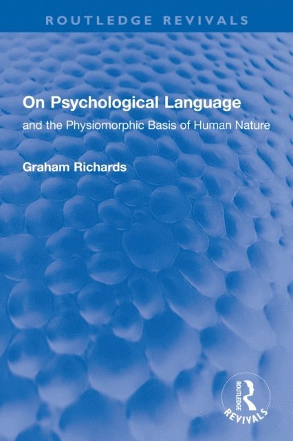 Graham Richards - On Psychological Language, E-bok