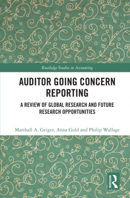 Philip Wallage, Anna Gold, Marshall A. Geiger - Auditor Going Concern Reporting, E-bok