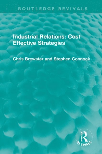 Stephen Connock, Chris Brewster - Industrial Relations: Cost Effective Strategies, E-bok