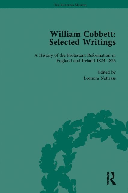James Epstein, Leonora Nattrass - William Cobbett: Selected Writings Vol 5, E-bok
