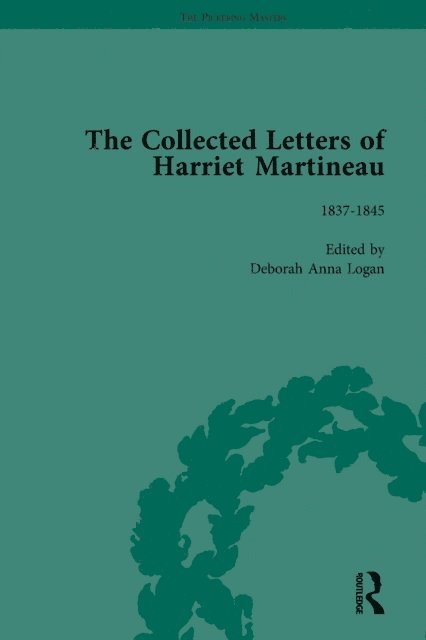 Valerie Sanders, Deborah Logan - Collected Letters of Harriet Martineau Vol 2, E-bok