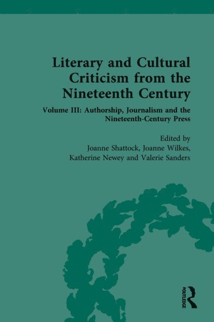 Joanne Shattock - Literary and Cultural Criticism from the Nineteenth Century, E-bok