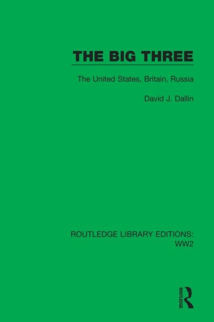 David J. Dallin - Big Three, E-bok