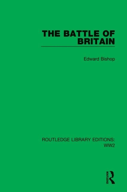 Edward Bishop - Battle of Britain, E-bok