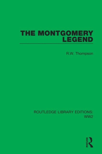 R.W. Thompson - Montgomery Legend, E-bok