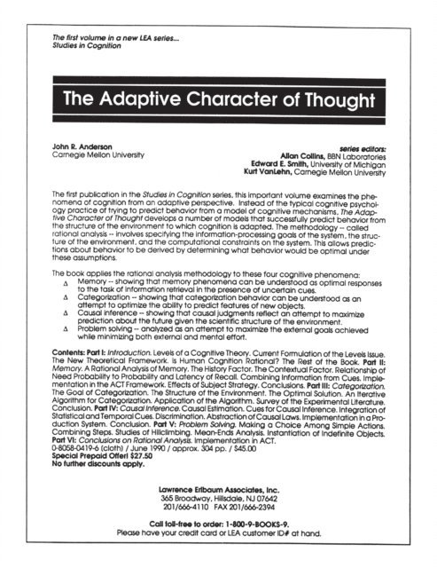 John R. Anderson - 12th Annual Conf. C.S.S. Pod, E-bok