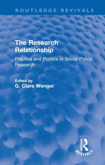 G. Clare Wenger - Research Relationship, E-bok