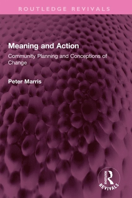 Peter Marris - Meaning and Action, E-bok