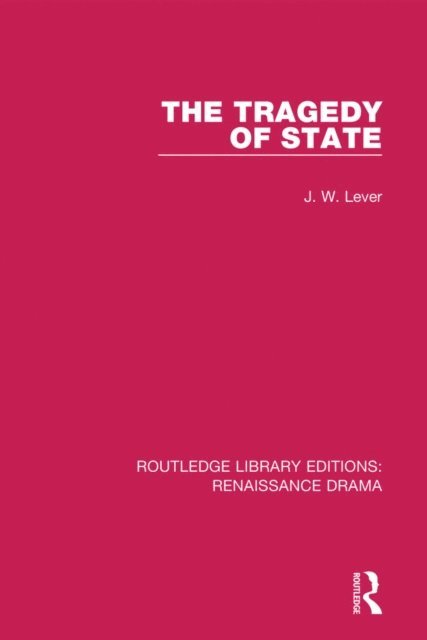 J. W. Lever - Tragedy of State, E-bok