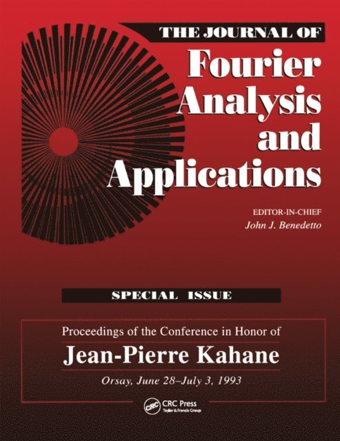 John J. Benedetto - Journal of Fourier Analysis and Applications Special Issue, E-bok