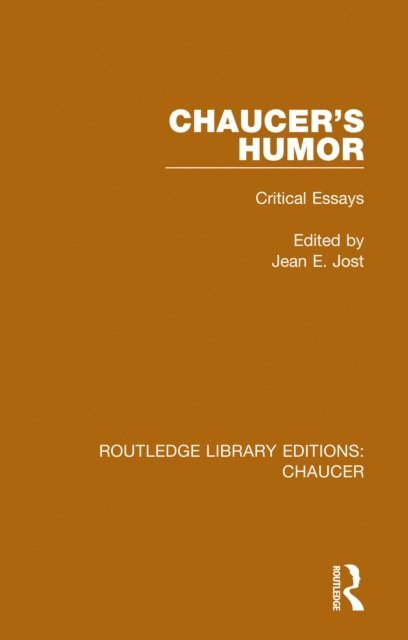 Jean E. Jost - Chaucer's Humor, E-bok