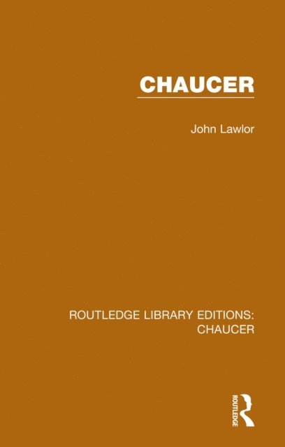 John Lawlor - Chaucer, E-bok