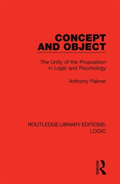 Anthony Palmer - Concept and Object, E-bok