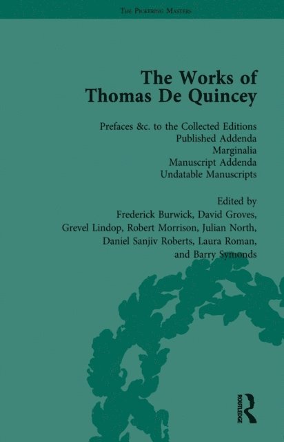 Barry Symonds, Grevel Lindop - Works of Thomas De Quincey, Part III vol 20, E-bok