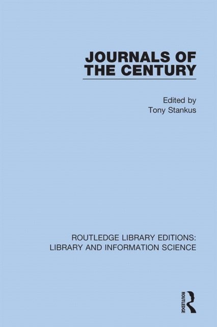 Tony Stankus - Journals of the Century, E-bok