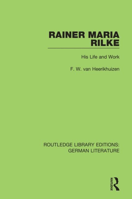 F. W. van Heerikhuizen - Rainer Maria Rilke, E-bok