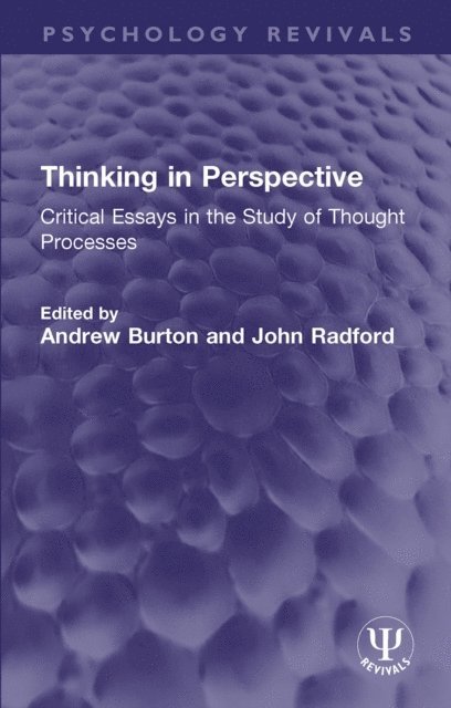 John Radford, Andrew Burton - Thinking in Perspective, E-bok