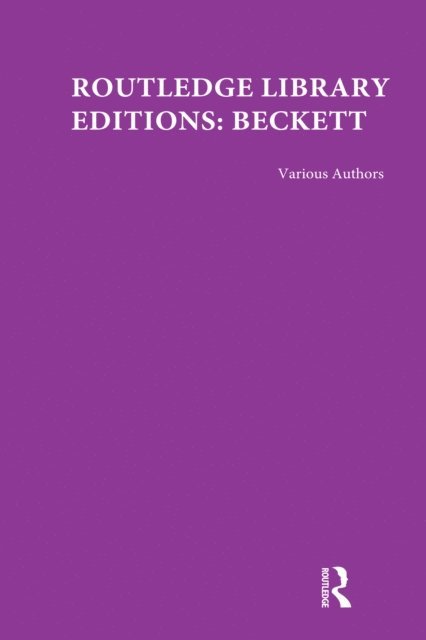 Various Authors - Routledge Library Editions: Beckett, E-bok