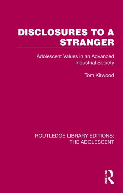 Tom Kitwood - Disclosures to a Stranger, E-bok