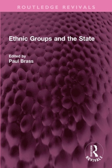Paul R. Brass - Ethnic Groups and the State, E-bok