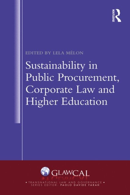 Lela Melon - Sustainability in Public Procurement, Corporate Law and Higher Education, E-bok