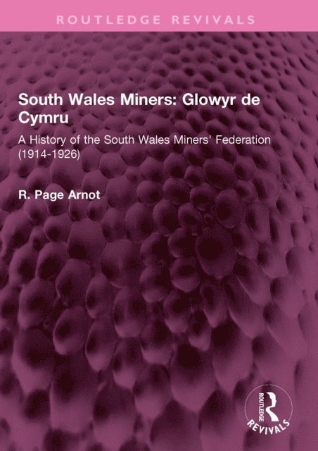 Robert Page Arnot - South Wales Miners: Glowyr de Cymru, E-bok