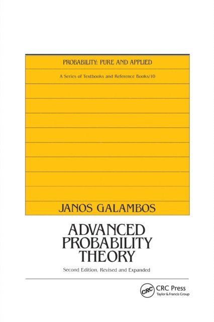 Janos Galambos - Advanced Probability Theory, Second Edition,, E-bok