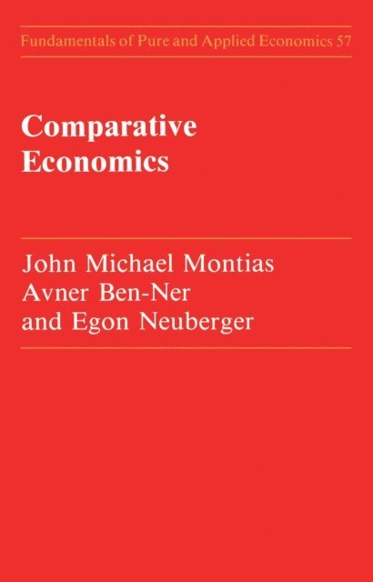 John-Michael Montias - Comparative Economics, E-bok. Tillgänglighet: Lägg i varukorg