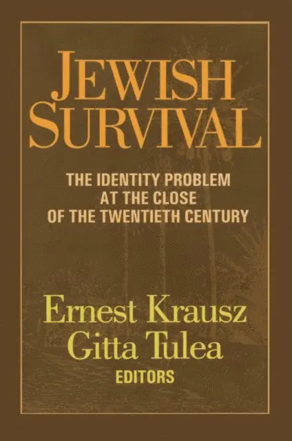 Ernest Krausz - Jewish Survival, E-bok. Tillgänglighet: Lägg i varukorg