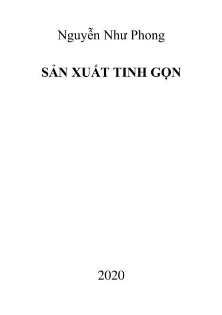 Phong Nguyen Nhu - San Xuat Tinh Gon, E-bok