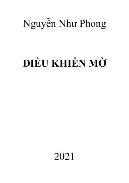 Phong Nguyen Nhu - ieu khien mo, E-bok