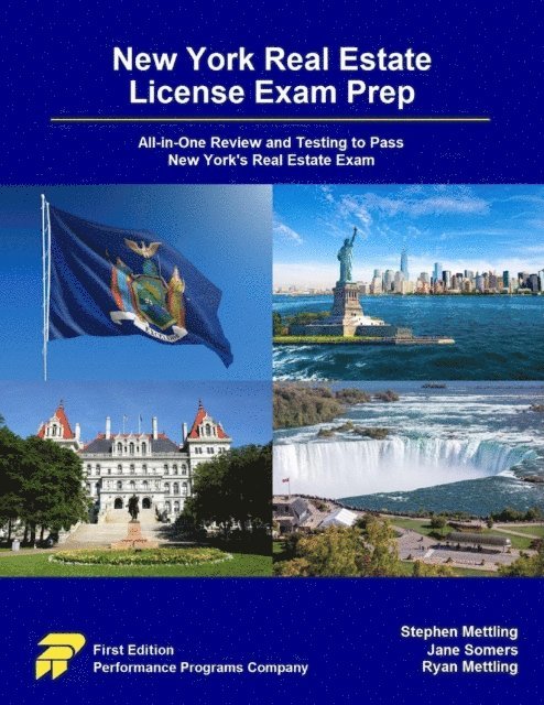Ryan Mettling, Jane Somers, Stephen Mettling - New York Real Estate License Exam Prep: All-in-One Review and Testing to Pass New York's Real Estate Exam, E-bok