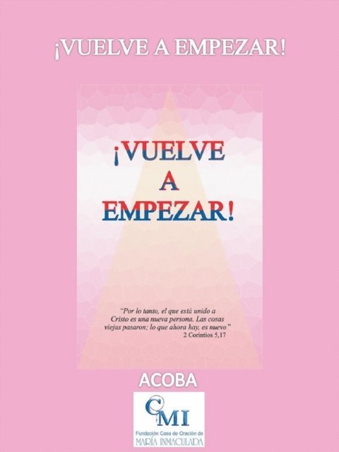 ACOBA - Vuelve a empezar, E-bok