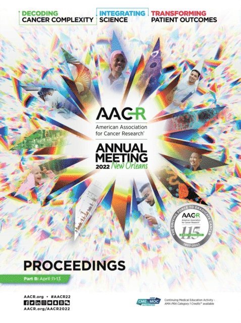 CTI Meeting Technology - AACR 2022 Proceedings: Part B April 11-13, E-bok. Tillgänglighet: Lägg i varukorg