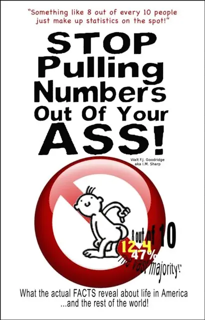Walt F.J. Goodridge - Stop Pulling Numbers Out of Your A$$: What the Actual Facts Reveal about Life in America and the Rest of the World!, E-bok. Tillgänglighet: Lägg i varukorg