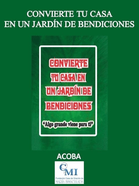 ACOBA - Convierte tu casa en un jardin de bendiciones, E-bok