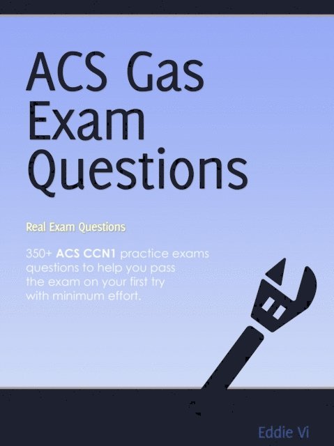 Eddie Vi - ACS Gas Safety Exam Questions (CCN1) Plumbing, E-bok. Tillgänglighet: Lägg i varukorg