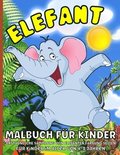 Elefant malbuch fur Kinder Ab 4 Jahre