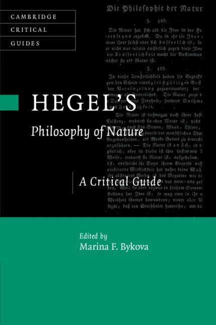 Marina F. Bykova - Hegel's Philosophy of Nature, Häftad