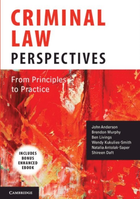 Shireen Daft, Natalia Antolak-Saper, Wendy Kukulies-Smith, Ben Livings, Brendon Murphy, John Anderson - Criminal Law Perspectives, E-bok