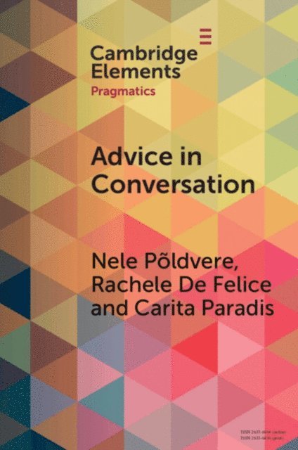 Carita Paradis, Rachele De Felice, Nele Poldvere - Advice in Conversation, E-bok
