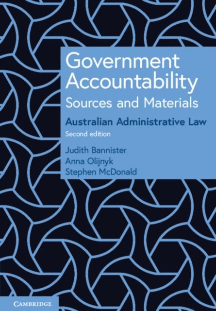 Stephen McDonald, Anna Olijnyk, Judith Bannister - Government Accountability Sources and Materials, E-bok. Tillgänglighet: Lägg i varukorg