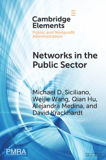 David Krackhardt, Alejandra Medina, Qian Hu, Weijie Wang, Michael D. Siciliano - Networks in the Public Sector, E-bok