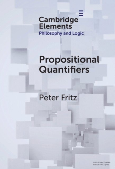 Peter Fritz - Propositional Quantifiers, E-bok