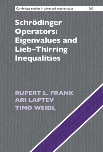 Timo Weidl, Ari Laptev, Rupert L. Frank - Schrodinger Operators: Eigenvalues and Lieb-Thirring Inequalities, E-bok