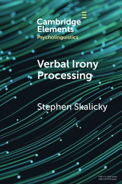 Stephen Skalicky - Verbal Irony Processing, E-bok